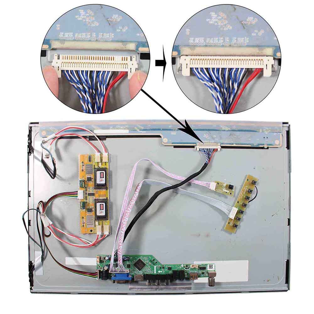 HDMI VGA DVI Audio Input LCD Controller Board For M201EW02