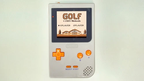 Gameboy Pocket with FunnyPlaying Retro Pixel IPS Backlit Backlight Mod Game Boy