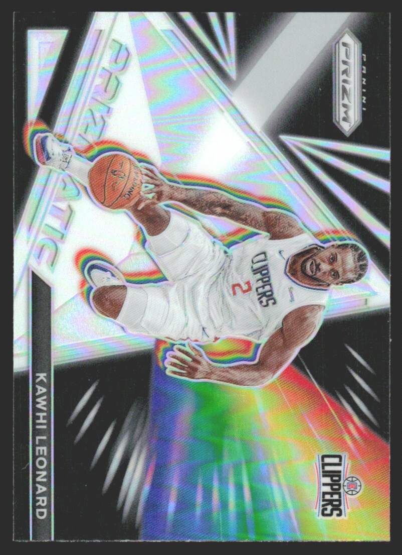 2021-22 Panini Prizm Prizmatic Silver Prizm Kawhi Leonard #6 JW1
