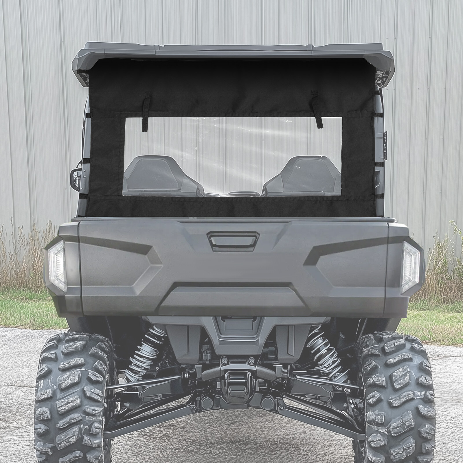 Rmax4 Rear Window Rear Soft Window Panel Dust Barrier For Yamaha Wolverine RMAX4 1000 ...