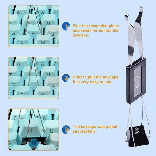 Keyboard Switch Cap Extractor Tool for Mechanical Keyboards Easy Removal Hot D6