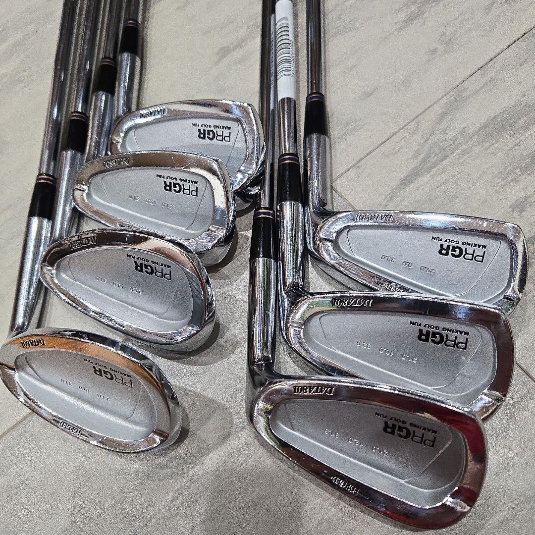 Prgr Data 801 Forged Irons Set 6 7 8 9 PW AW SW RightHanded | eBay