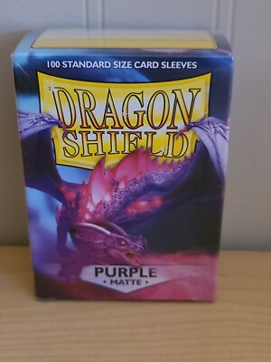 Dragon Shield Card Sleeves - Matte Purple, Pack of 100
