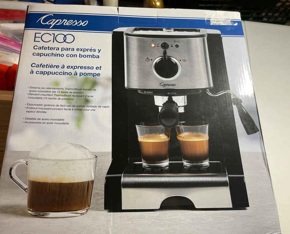 Máquina de café espresso y capuchino Capresso EC100 Foto 3 de 4