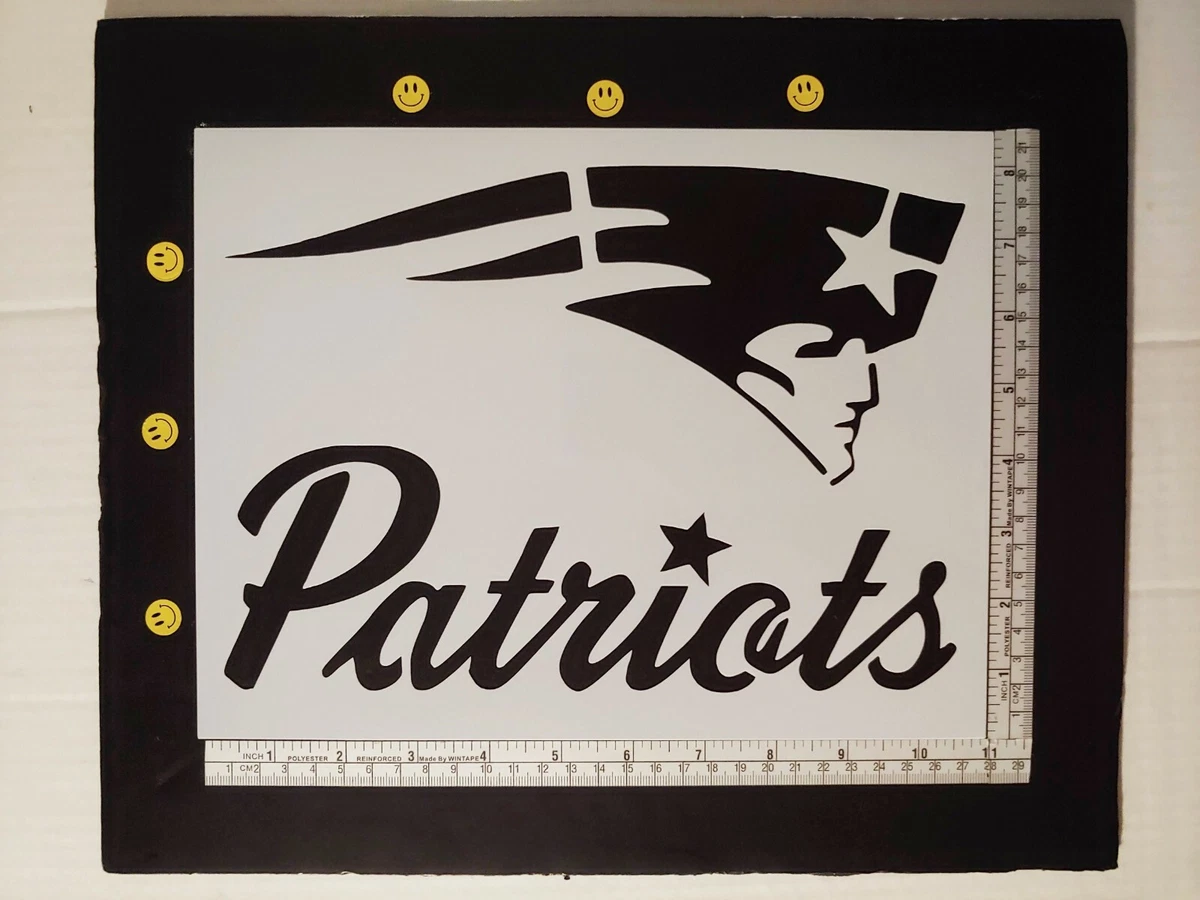 Patriots Logo Pumpkin Stencil