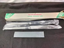 WINTHROP-W.M. Dalton-Stainless Japan-Silverware/Flatware-New-Carving Knife&Fork.