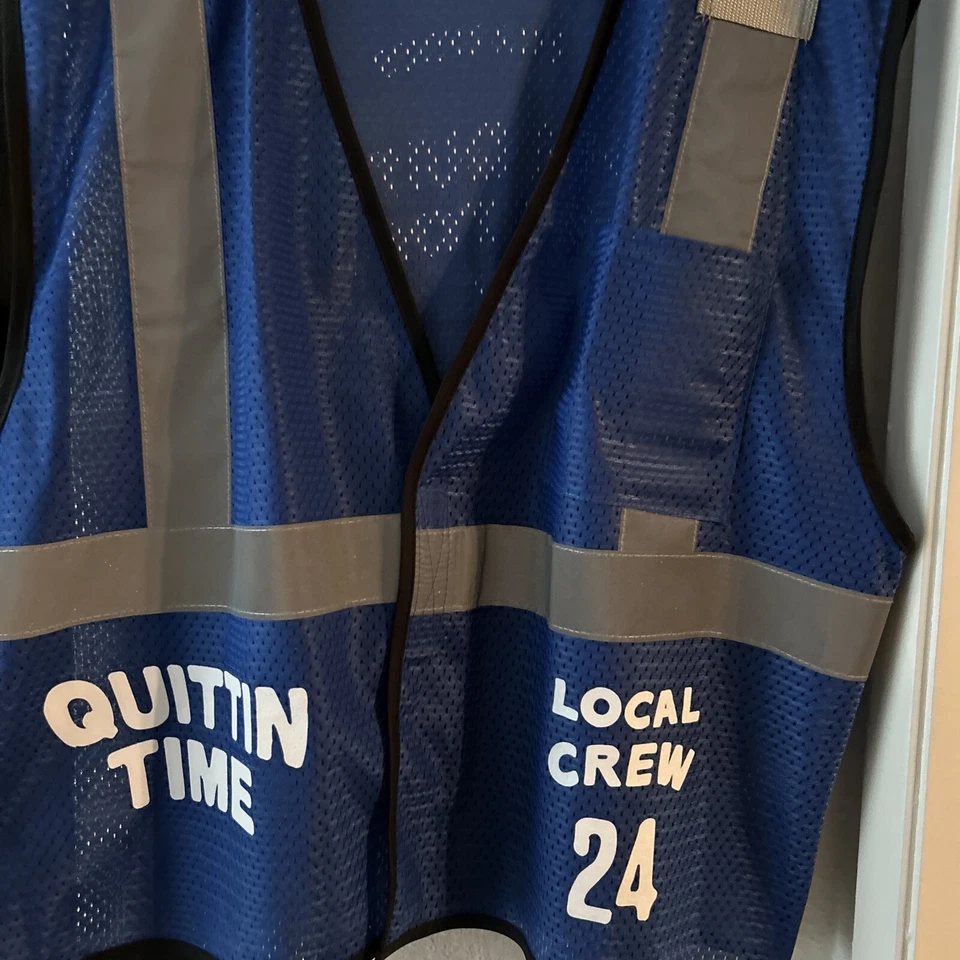 Zach Bryann Rare Crew Vest  Quittin Time From  Crypto Arena La  2024 - Image 2 of 3