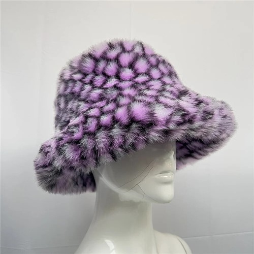 women Autumn and Winter Women's Warm Artificial Fox Fur Pot Hat Fashion - Picture 19 of 72