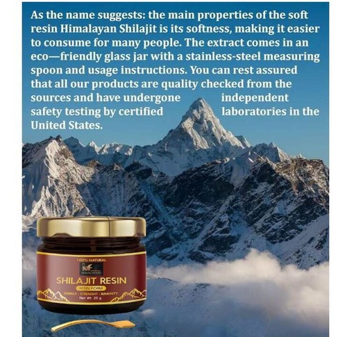 Pure 100% Himalayan Shilajit, Resin, Organic, Extremely Potent, Fulvic Acid magi - Picture 8 of 11