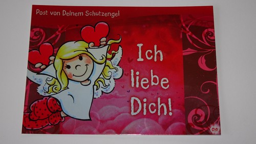 SCHUTZENGEL Engel Postkarte Depesche Liebe, Geburtstag,.... Schimmern NEU - Picture 3 of 26