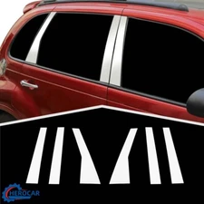 6Pc Window Pillar Post Decor Cover Shell Overlay for Chrysler PT Cruiser 2005-10