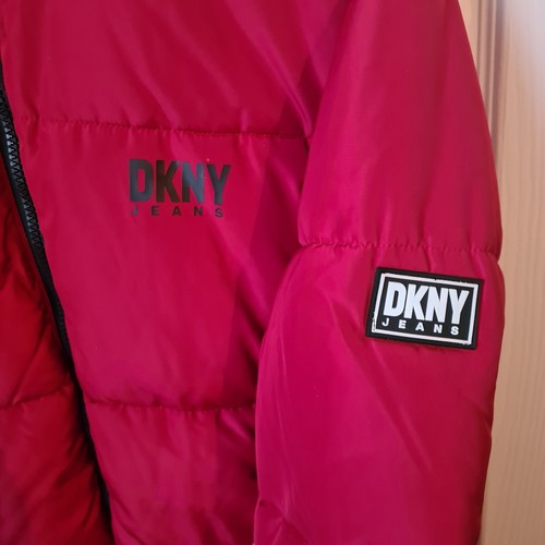 DKNY Boys Puffer Jacket - Red - Size L (14-16 Yrs) - Picture 7 of 22