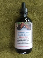 Chaga XS Double Extract Tincture - 190 proof Alcohol Extraction - 40 Day Supply.