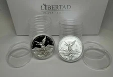 15 pcs 48 mm Exact Replacement Capsule for 2 oz Silver Mexican Libertad Coins