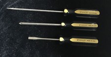 3 Vintage Stanley (Thrifty) Made in USA Screwdrivers