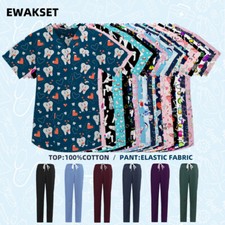 Nurse Medical Uniforms Dentist Scrubs Surgical Sets Dental Clinic Tops and Pants