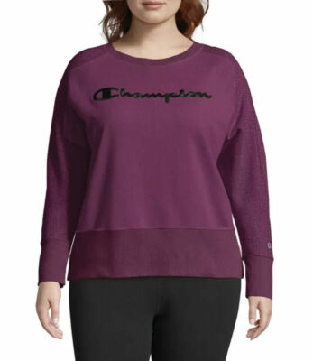 Champion Women's Plus Size Heritage Herringbone Sweatshirt
