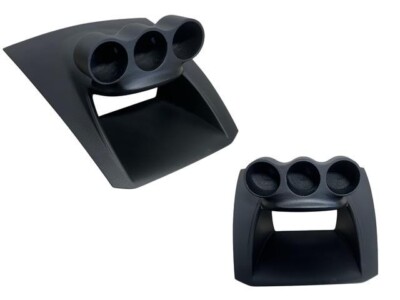 11 19 Ford Fiesta Center Dash Screen Trim 52mm Triple Gauge Pod Mount