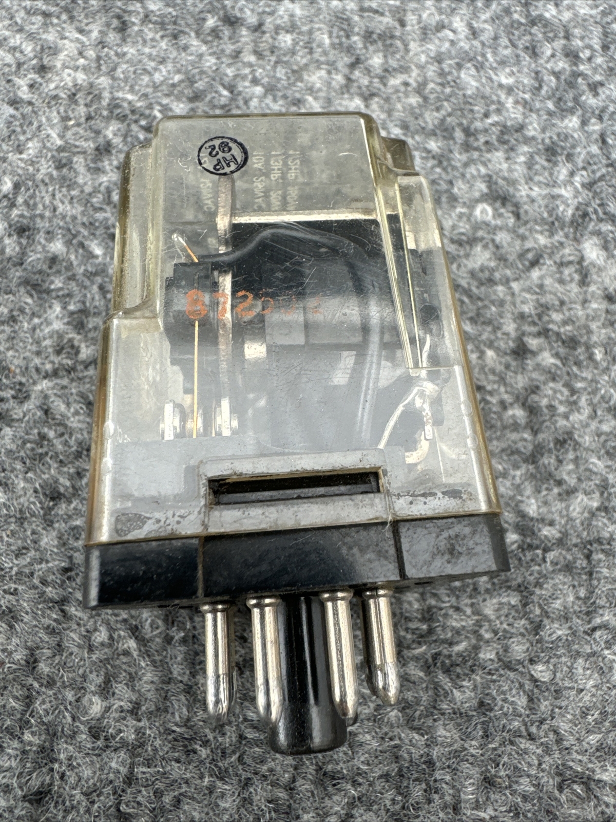 Lot Of 5 - Dayton 1A484E 12VDC 8 Pin 10A General Purpose Relay Socket Mounted