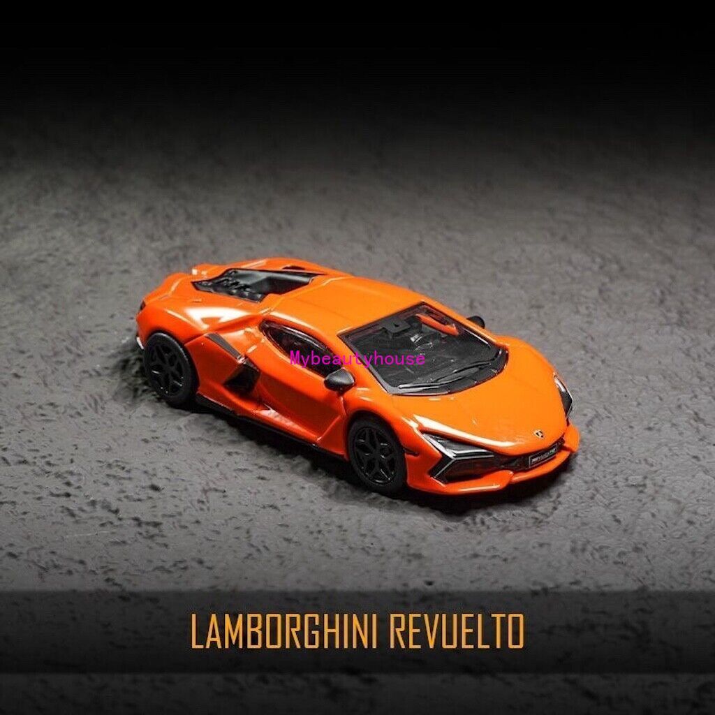 Bburago 1:64 Orange Lamborghini Revuelto Sports Model Diecast