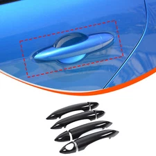 ABS Gloss Black Side Door Handle Cover For Alfa Romeo Giulia Stelvio 2017-20 US