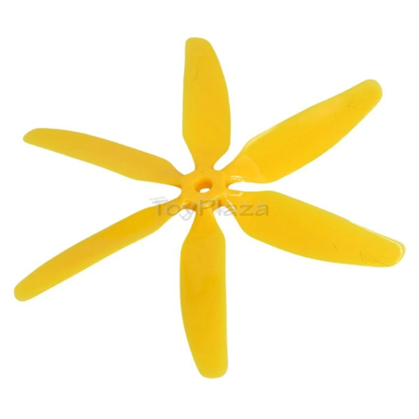 10 Pairs 6-Blades 5x4 Propeller CW CCW Yellow for Racing FPV Drone RC Quadcopter - Image 3 of 4