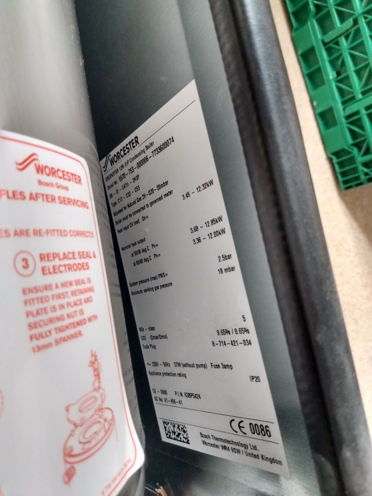 Worcester Greenstar 12Ri Regular Boiler eBay