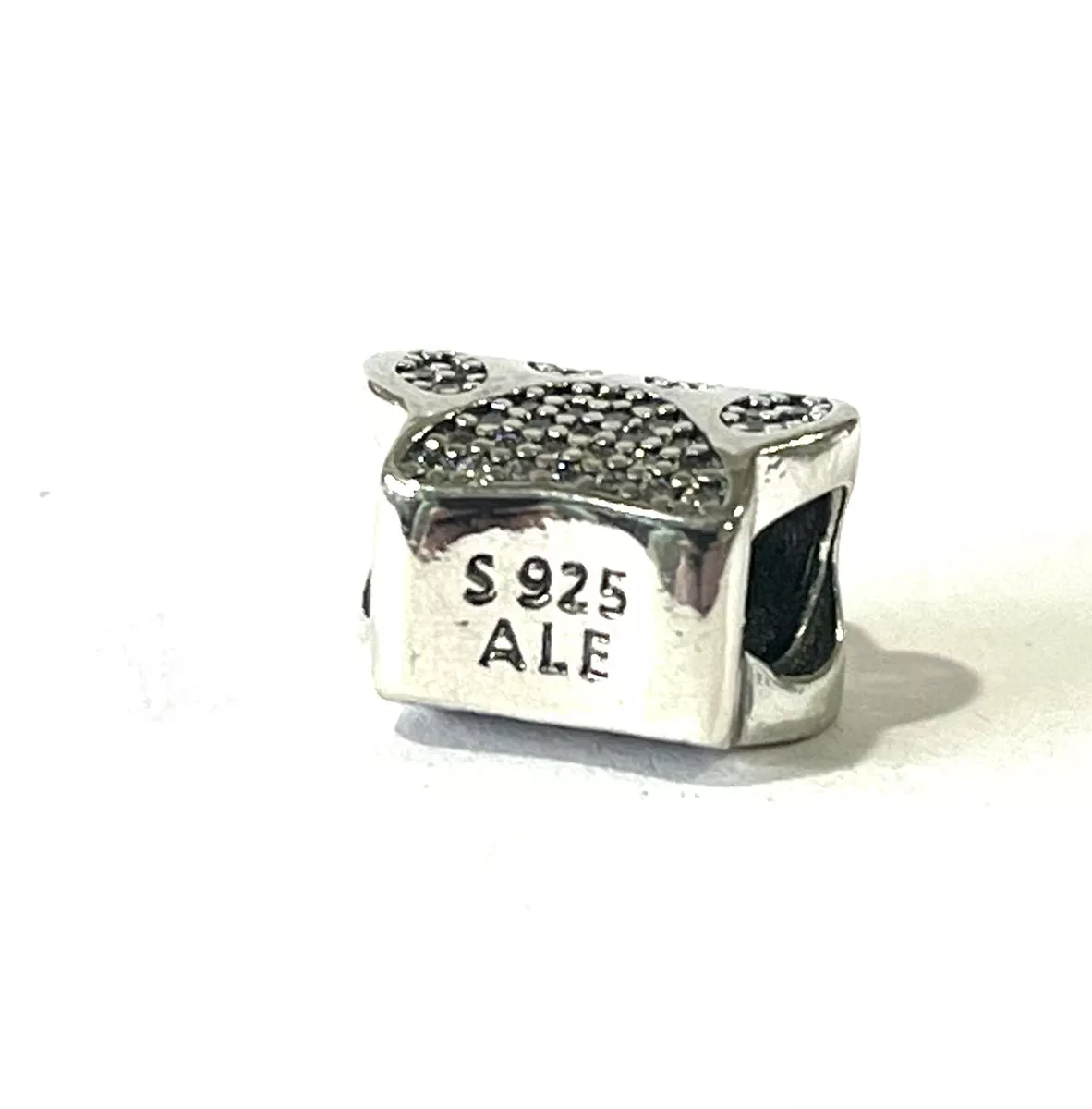 PANDORA Charm Sterling Silver ALE S925 DOG PAW PRINT 791714CZ