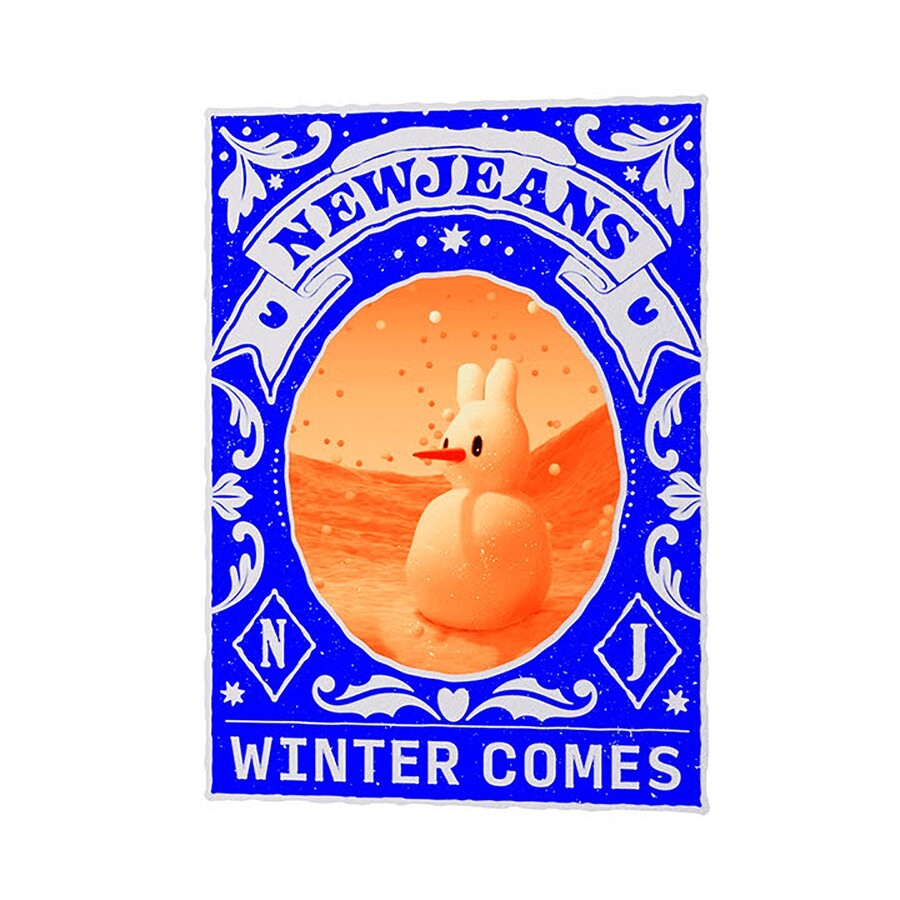 NEWJEANS [OMG] 1st Winter Single Album WEVERSE Ver./QR Card+Lyrics