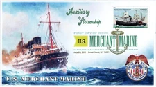 AO-4549-1, 2011, U.S. Merchant Marine, First Day Cover, Add-on Cachet, Digital C