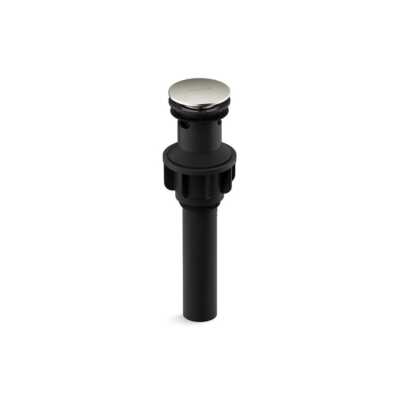 KOHLER Standard Clicker Drain with Overflow in Vibrant Brushed Nickel