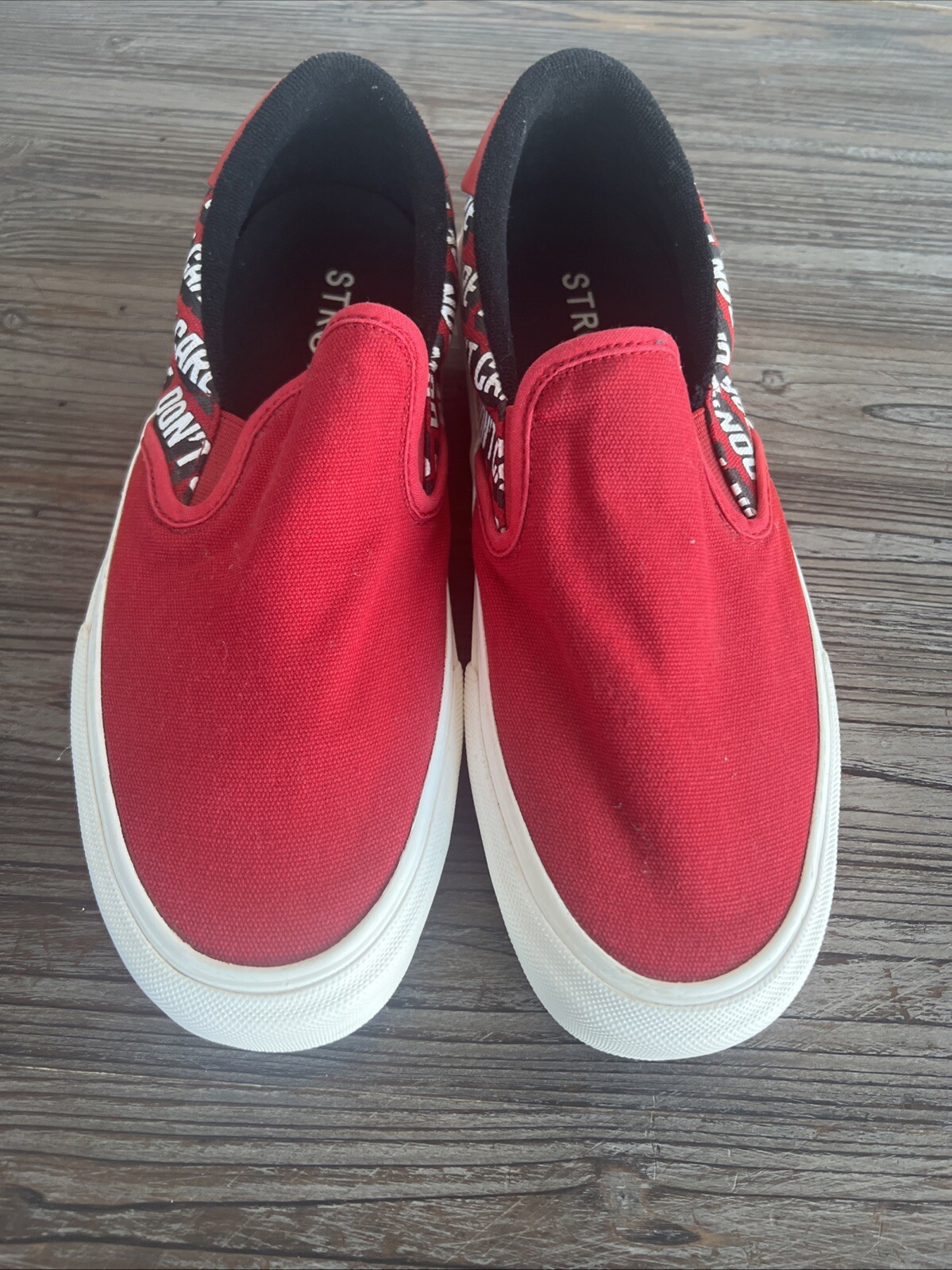 Men's Straye Red Tennis Walking Shoes Size 9 – Casual & Comfortable Footwear-image