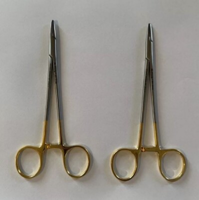 Hu-Friedy 2 Crile Wood Perma Sharp Needle Holder 6'' NH5038