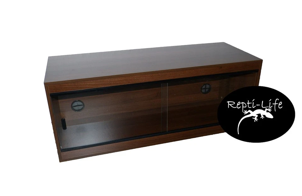 Repti-Life Vivarium 48x18x18 in Walnut, 4ft vivarium