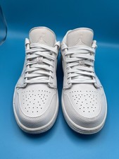 Nike Air Jordan 1 Low 'Triple White' 2019 Release , style code 553558-112.