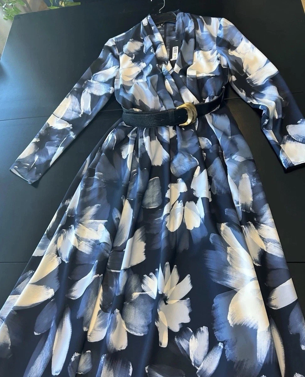 Robe Maxi Noire Plongeante Donna Karan Sans Manches - Taille US 2, Occasion TB état