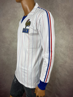 【超激レア】80s フランス軍 実物 アディダス サッカーシャツ 18e RT Adidas France 1980-1983 Jersey Football Retro Size M | eBay