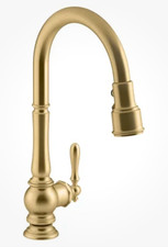Kohler 99259-2MB Vibrant Brushed Modern Brass Artifacts 1H Kitchen W Spray