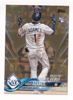 2018 Topps Update Gold #US25 Willy Adames SN1722/ 2018