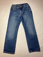Old Navy Straight Built in Tough Jeans Boys Size 8 Durable Denim