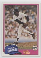 1981 Topps Luis Tiant #627 2k3