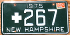 Item photo. Show Listing Details page. Listing 1979 New Hampshire License Plate Number Tag - Ambulance
