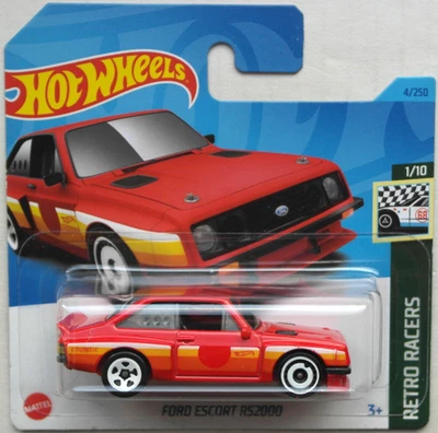 Hot Wheels Ford Escort RS2000 rot Retro Racers Neu/OVP HW Motorsport Auto Car - Bild 1 von 4