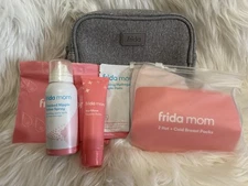 Frida Mom Breastfeeding Survival Kit w/ Nipple Cream, Lactation Breast Pad Kit