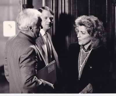 Original Pressefoto TV Prog Inspektor Morse John Thaw & Suzanne Bertish 1988