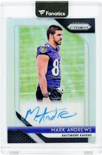 Autographed Mark Andrews Ravens Football Slabbed Rookie Card Item#14569928 COA. rookie card picture