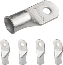 3/0 AWG 5/16 Stud Tinned Copper Ring Terminals, 5pcs Battery Cable Lugs