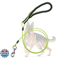 Heavy Duty Dog Leash, Chew Proof Metal Leash for Large Dogs Up to 250lbs , W