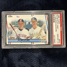 1988 Fleer - Mark McGwire, Pat Tabler #633 PSA 10🔥VERY RARE🔥