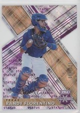 2019 Panini Elite Extra Edition Status Purple Die-Cut /125 Randy Florentino iu7